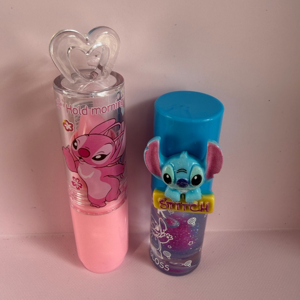 Disney Stitch and Angel Lip Gloss Duo -
